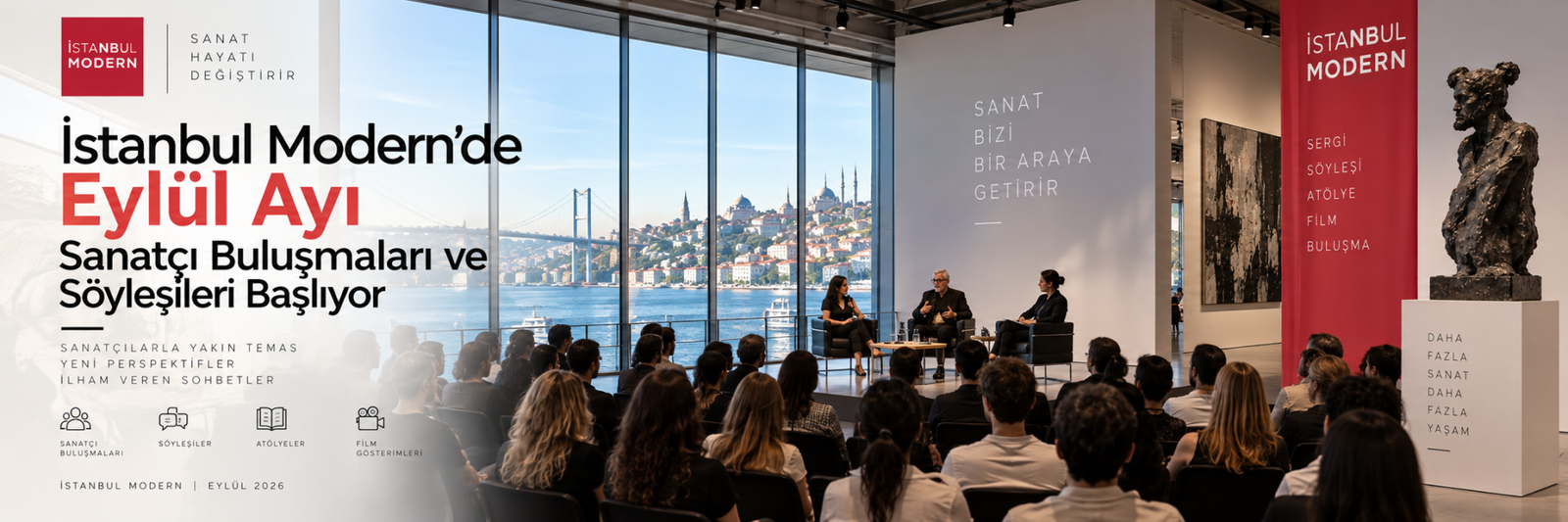 İstanbul Modern’de Eylül Ayı Sanatçı Buluşmaları ve Söyleşileri Başlıyor